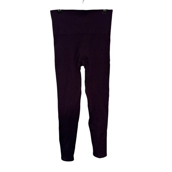 SPANX Pants - Spanx Look at Me Leggings Wine Color Women’s Size XL Stretchy Lounge